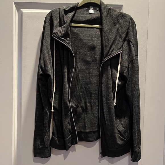 NEW Fabulous Light Weigh Zip Up Smiley Face On Back Never Worn Size XXL - Picture 4 of 5